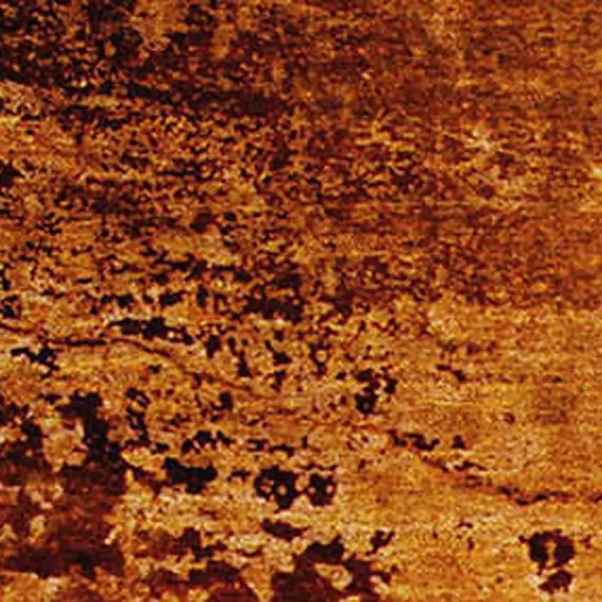 Rust And Gray Abstract Washable Area Rug With UV Protection Photo 3