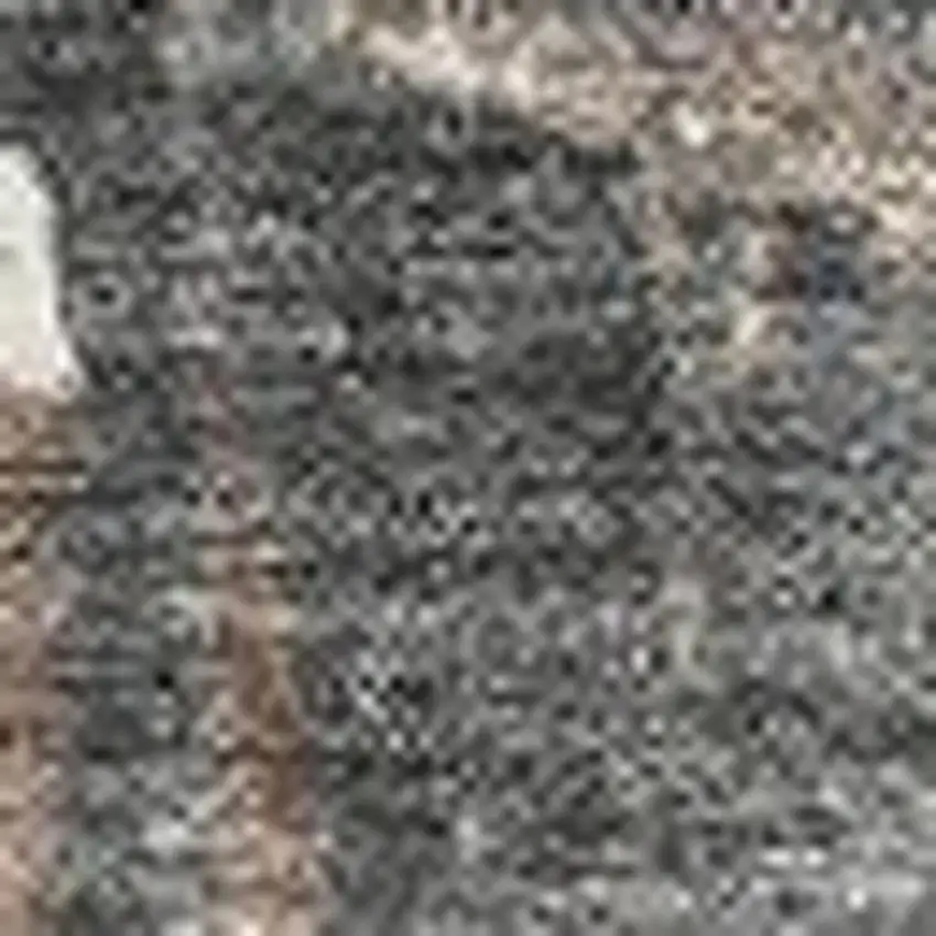 Rust And Gray Abstract Washable Indoor Outdoor Area Rug Photo 3