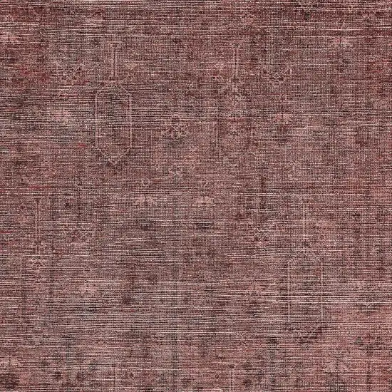 Rust And Gray Southwestern Washable Area Rug With UV Protection Photo 4