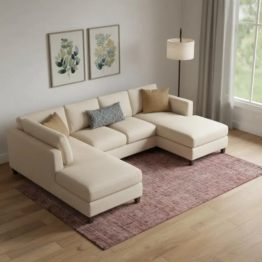 Rust And Gray Southwestern Washable Area Rug With UV Protection Photo 2