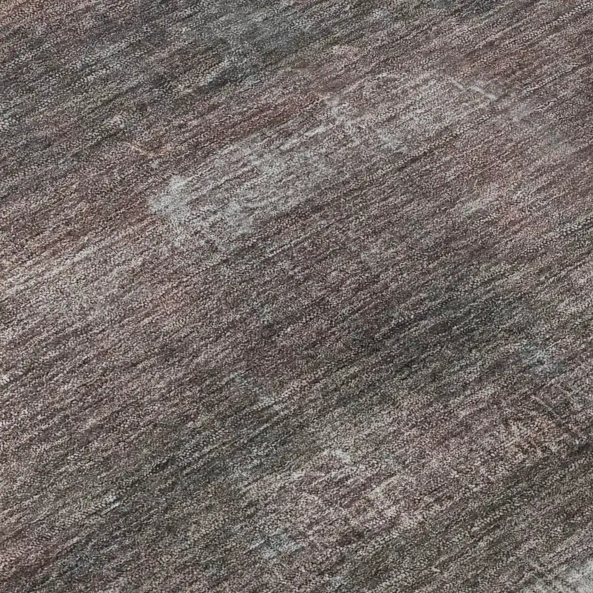 Rust And Ivory Abstract Washable Area Rug With UV Protection Photo 5