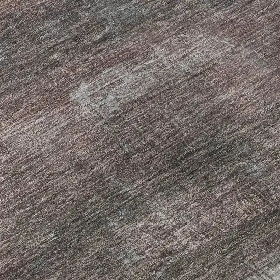 Rust And Ivory Abstract Washable Area Rug With UV Protection Photo 5