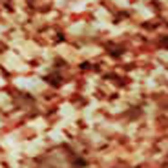 Rust And Ivory Ombre Washable Area Rug With UV Protection Photo 8