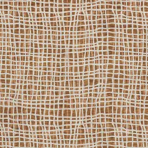 Photo of Rust And Ivory Striped Washable Area Rug With UV Protection