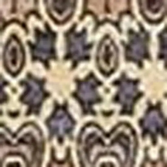 Rust And Purple Striped Washable Area Rug With UV Protection Photo 4