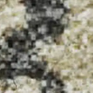 Photo of Rust Beige And Blue Abstract Washable Area Rug With UV Protection