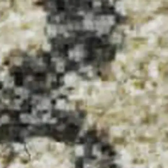 Rust Beige And Blue Abstract Washable Area Rug With UV Protection Photo 1