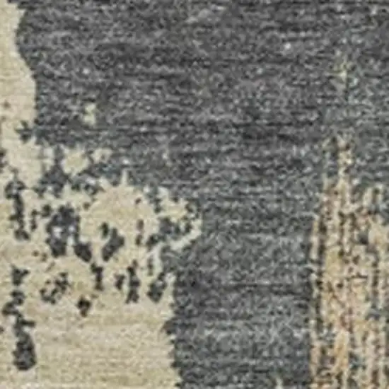 Rust Beige And Charcoal Abstract Washable Indoor Outdoor Area Rug Photo 3