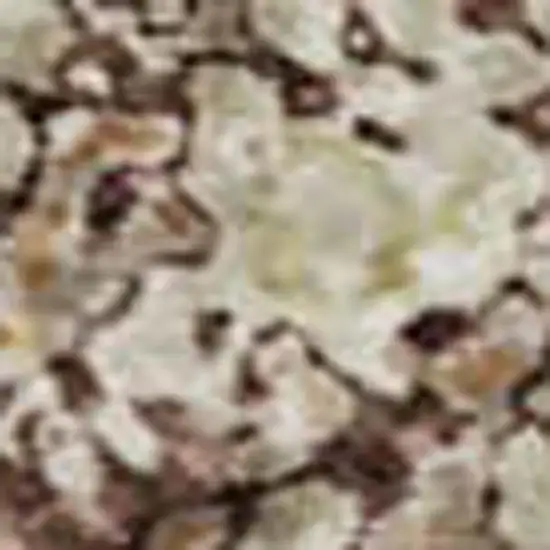 Rust Beige And Peach Abstract Washable Area Rug With UV Protection Photo 2