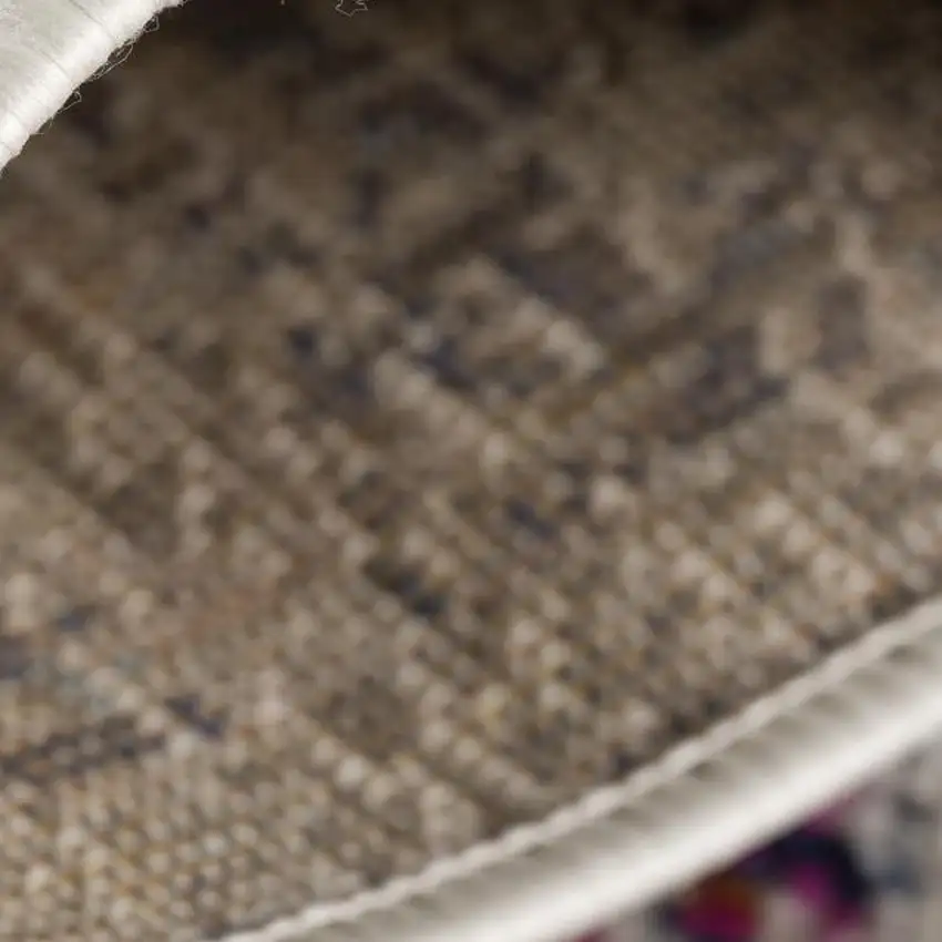 Blue and Ivory Floral Area Rug Photo 3