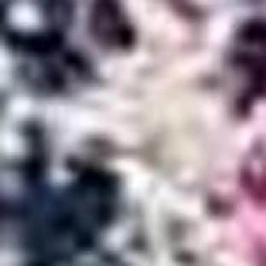 13' Blue And Ivory Floral Runner Rug Photo 4