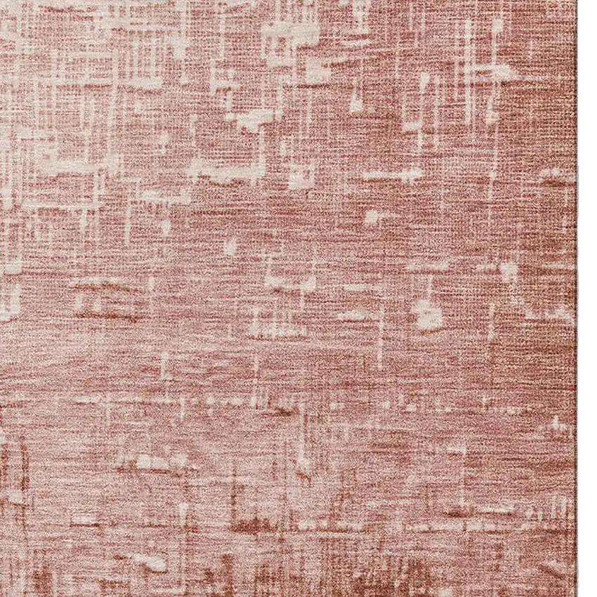 Rust Gray And Charcoal Ombre Washable Area Rug With UV Protection Photo 3