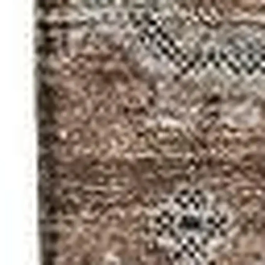 Rust Gray And Charcoal Oriental Washable Area Rug With UV Protection Photo 4
