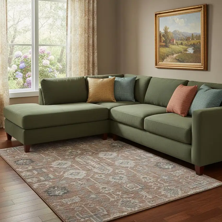 Rust Gray And Charcoal Oriental Washable Area Rug With UV Protection Photo 1