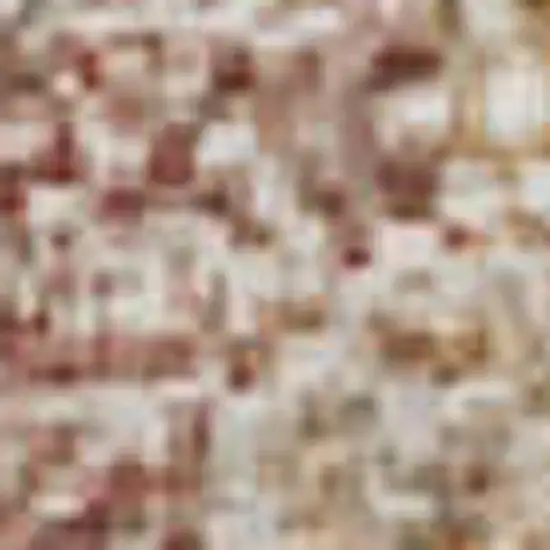 Rust Gray And Ivory Abstract Washable Area Rug With UV Protection Photo 1