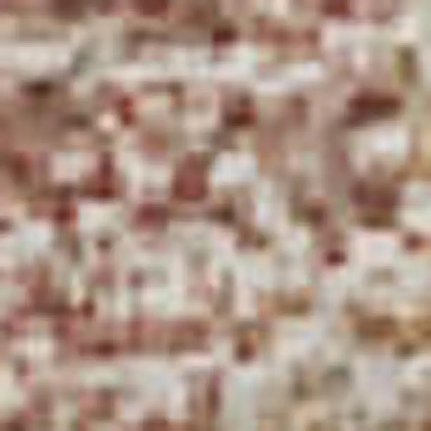 Rust Gray And Ivory Abstract Washable Area Rug With UV Protection Photo 1