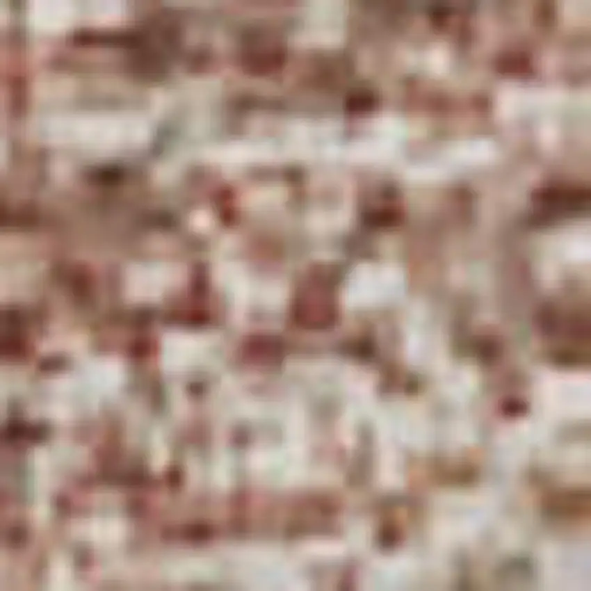 Rust Gray And Ivory Abstract Washable Area Rug With UV Protection Photo 1