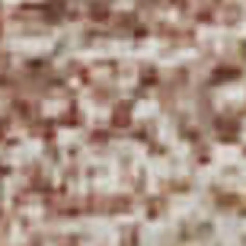 Rust Gray And Ivory Abstract Washable Area Rug With UV Protection Photo 1