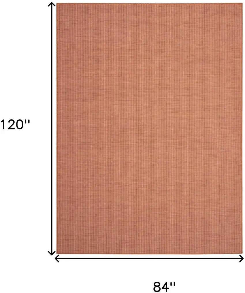 Rust Power Loom Area Rug Photo 3