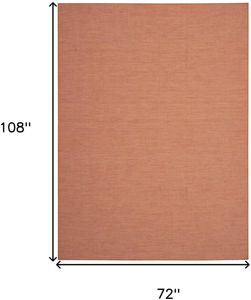 Terracotta Indoor Outdoor Area Rug Photo 3