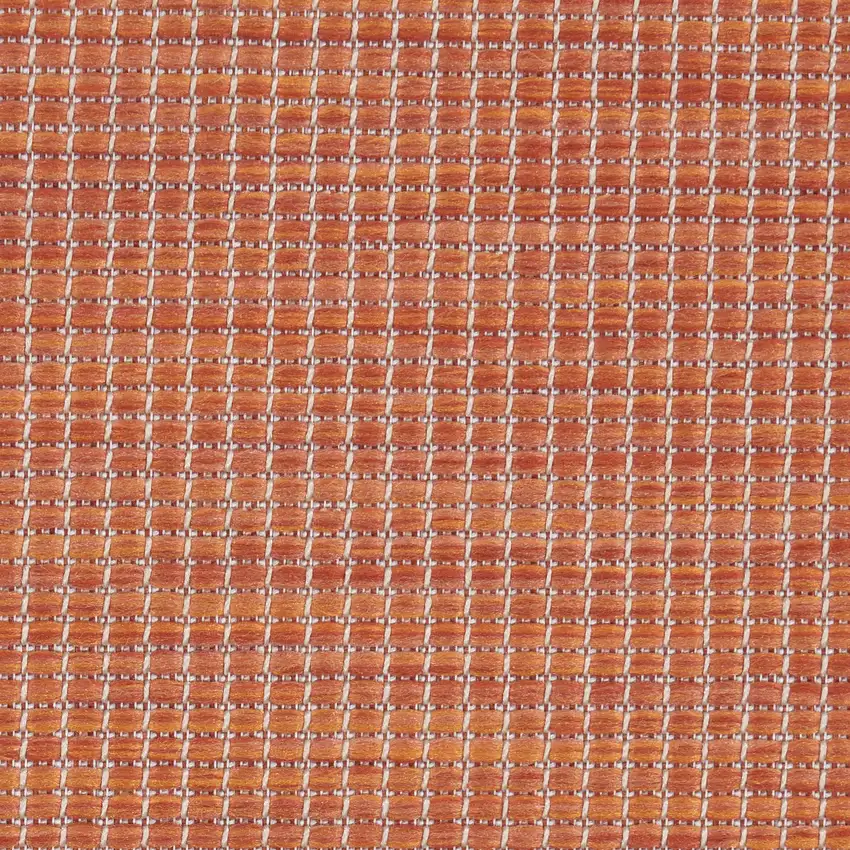 Rust Power Loom Area Rug Photo 5