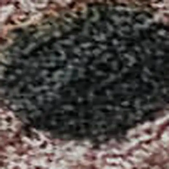 Rust Teal And Ivory Polka Dot Washable Area Rug With UV Protection Photo 2