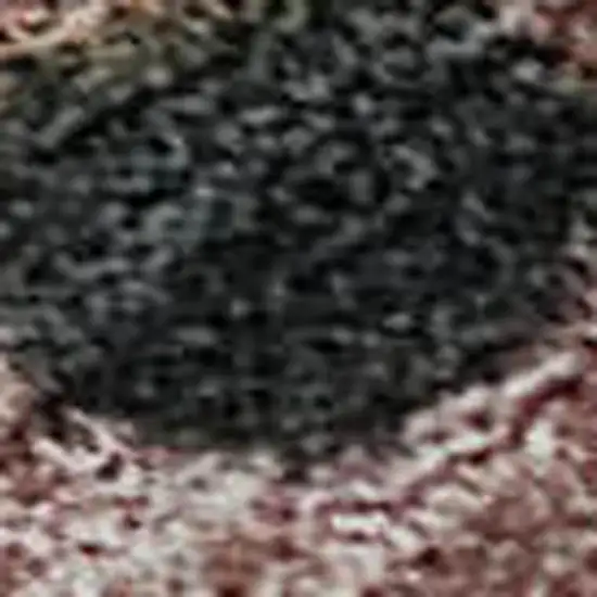 Rust Teal And Ivory Polka Dot Washable Area Rug With UV Protection Photo 2