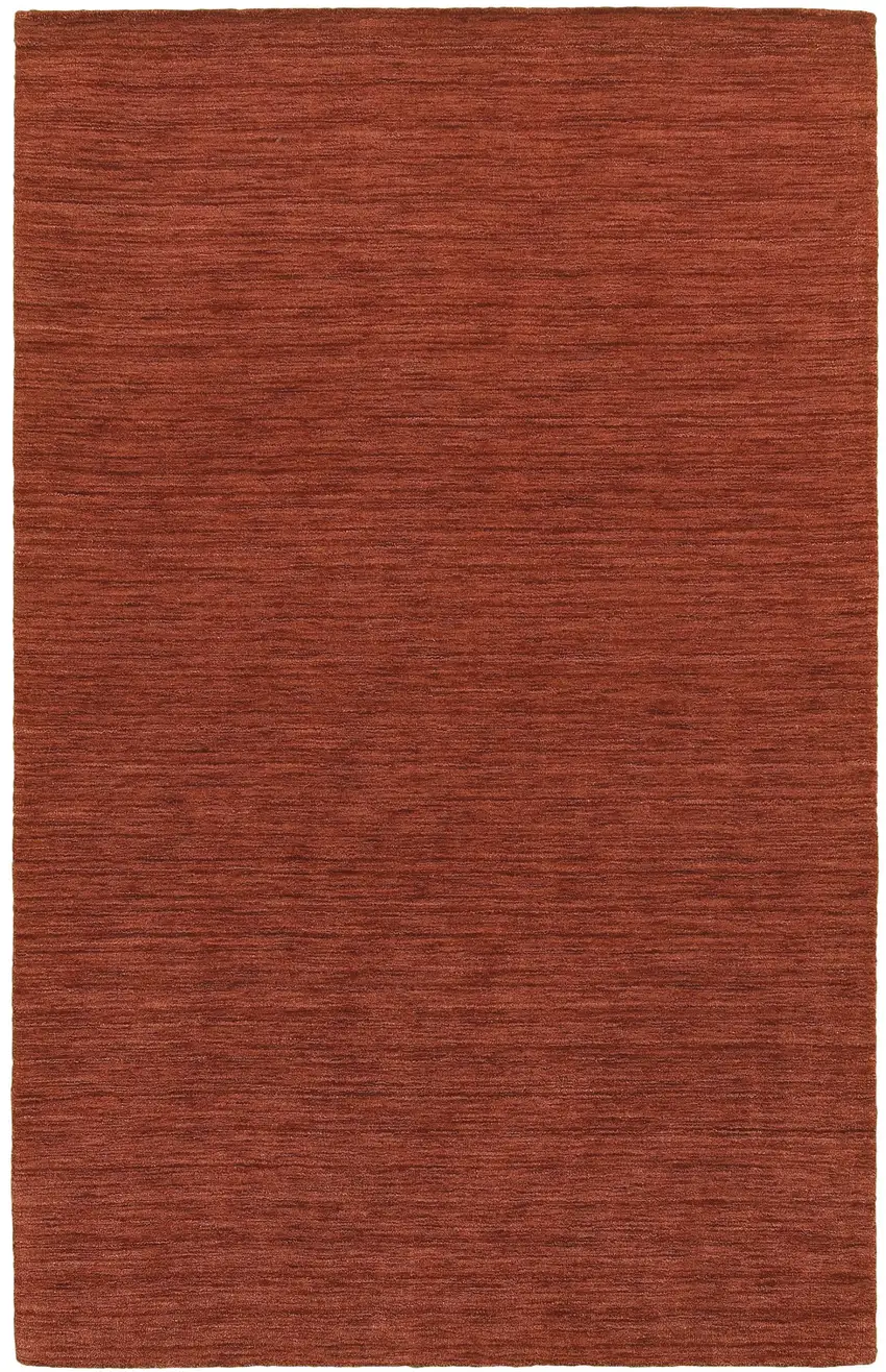 Rust Wool Hand Tufted Area Rug Photo 2