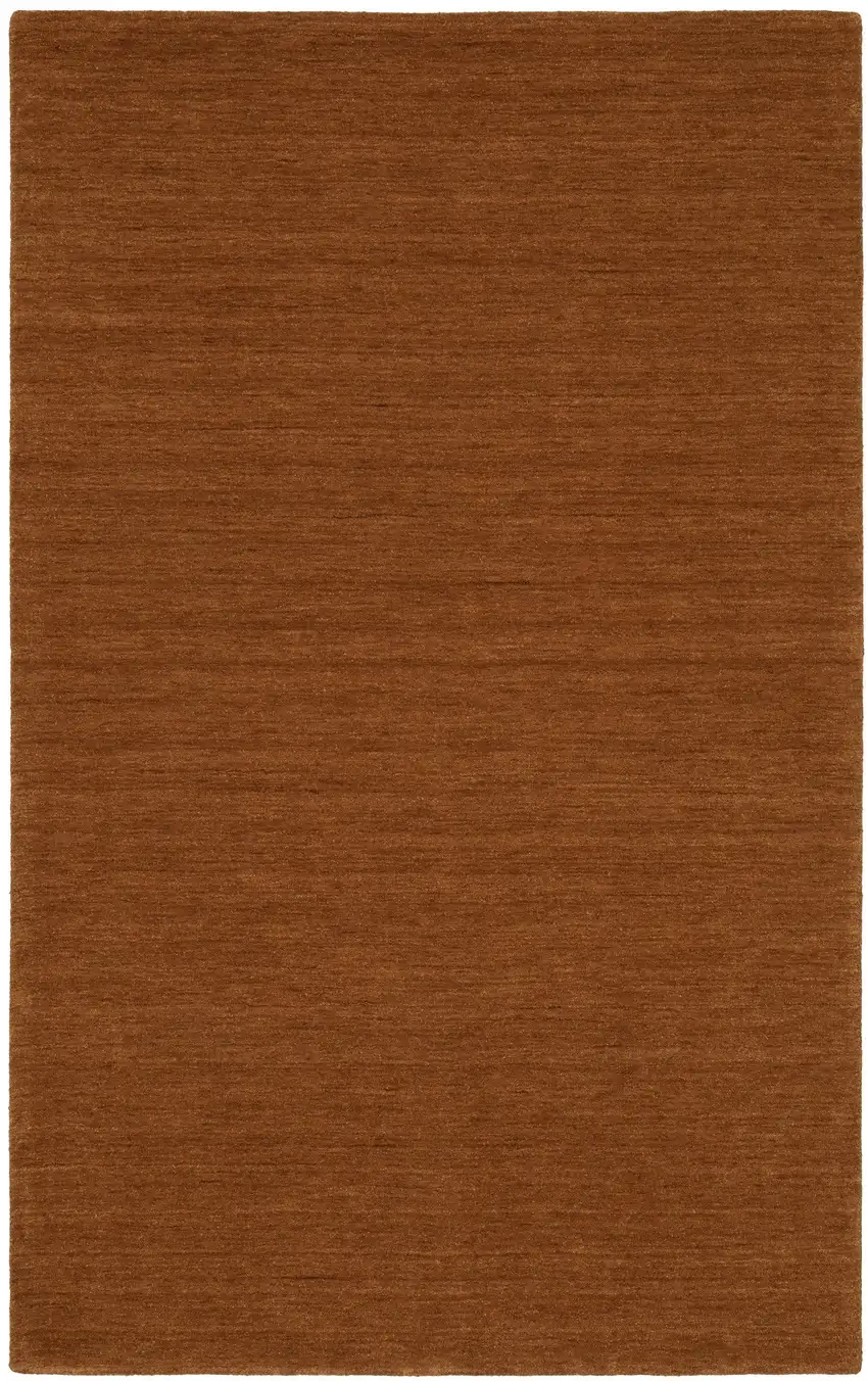Rust Wool Hand Tufted Area Rug Photo 4