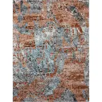 Photo of Rustic Brown Abstract Area Rug