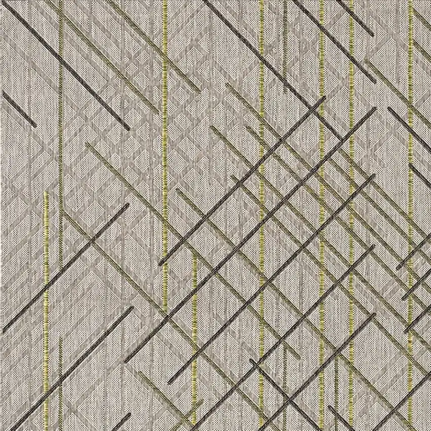 Sage Abstract Linework Area Rug Photo 4