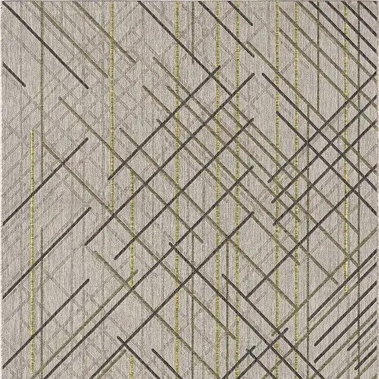 Sage Abstract Linework Area Rug Photo 3
