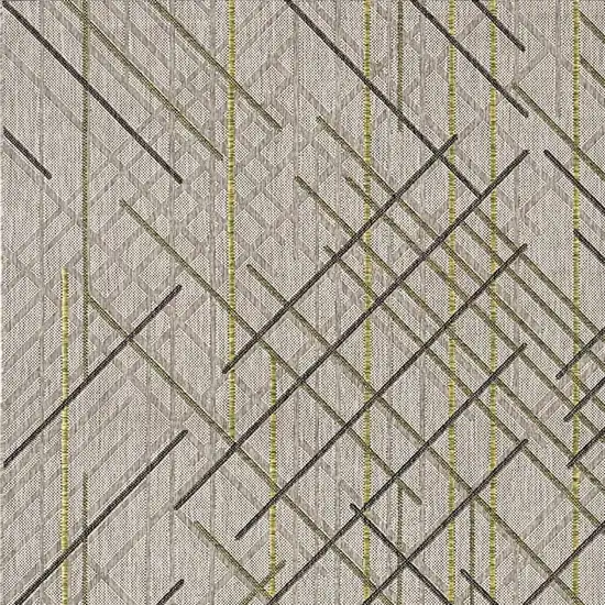 Sage Abstract Linework Area Rug Photo 2