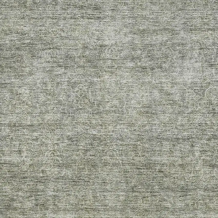 Sage And Beige Abstract Washable Area Rug With UV Protection Photo 2