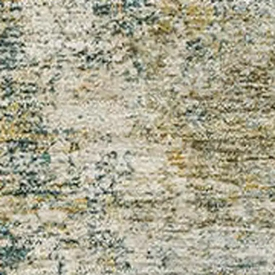 Sage And Beige Abstract Washable Area Rug With UV Protection Photo 3