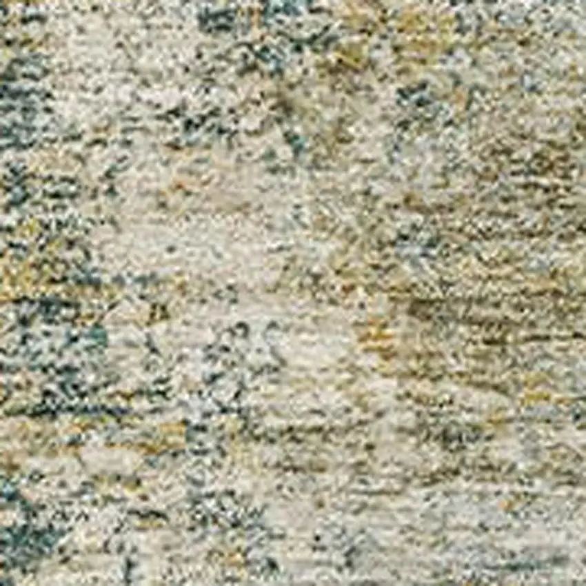 Sage And Beige Abstract Washable Area Rug With UV Protection Photo 3