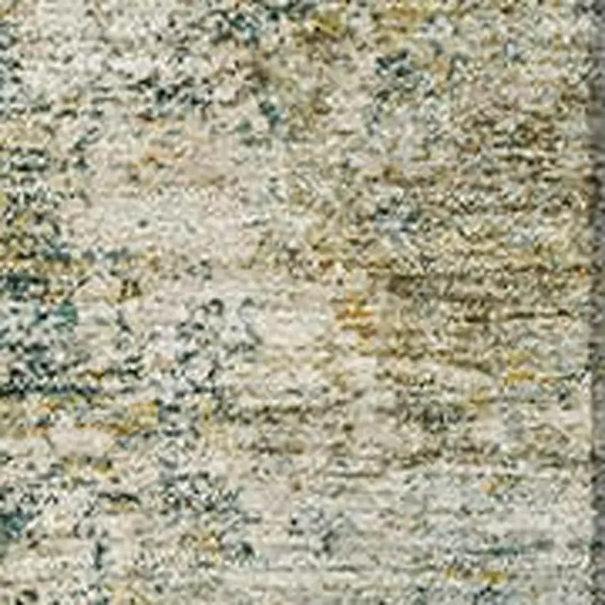 Sage And Beige Abstract Washable Area Rug With UV Protection Photo 3