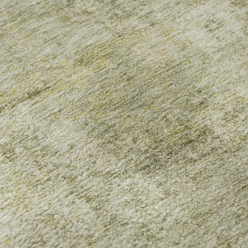Sage And Beige Abstract Washable Area Rug With UV Protection Photo 1