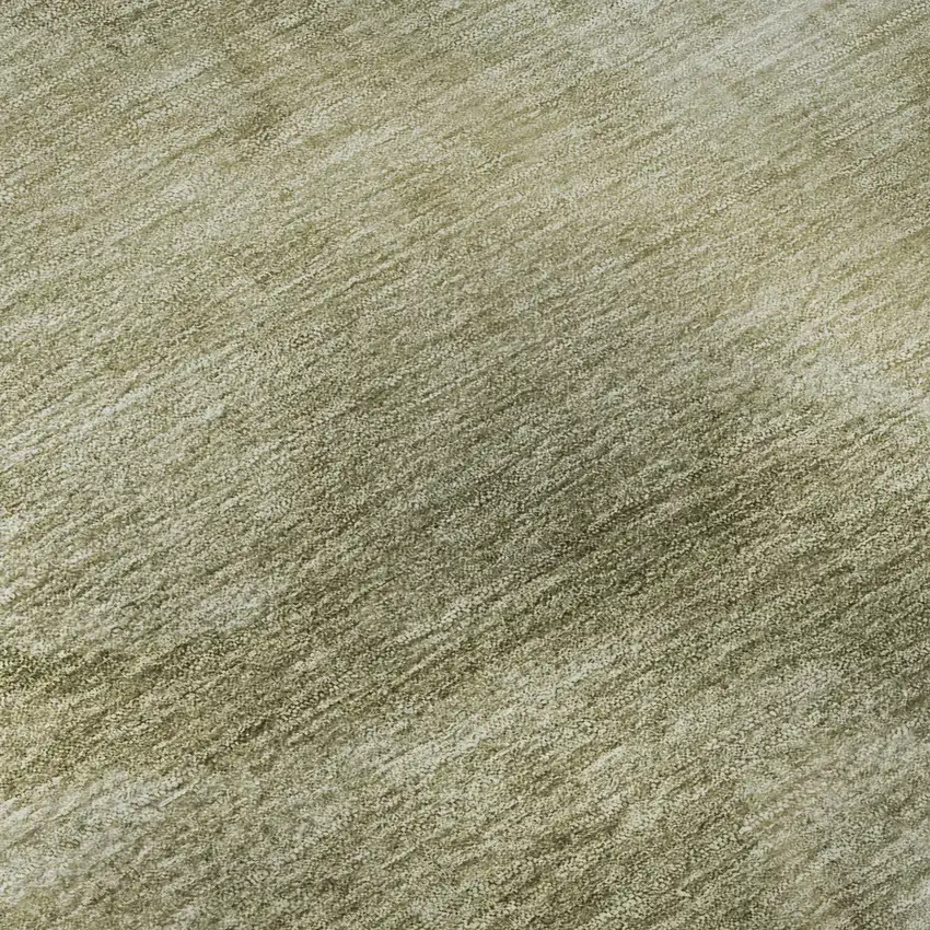 Sage And Beige Abstract Washable Area Rug With UV Protection Photo 1