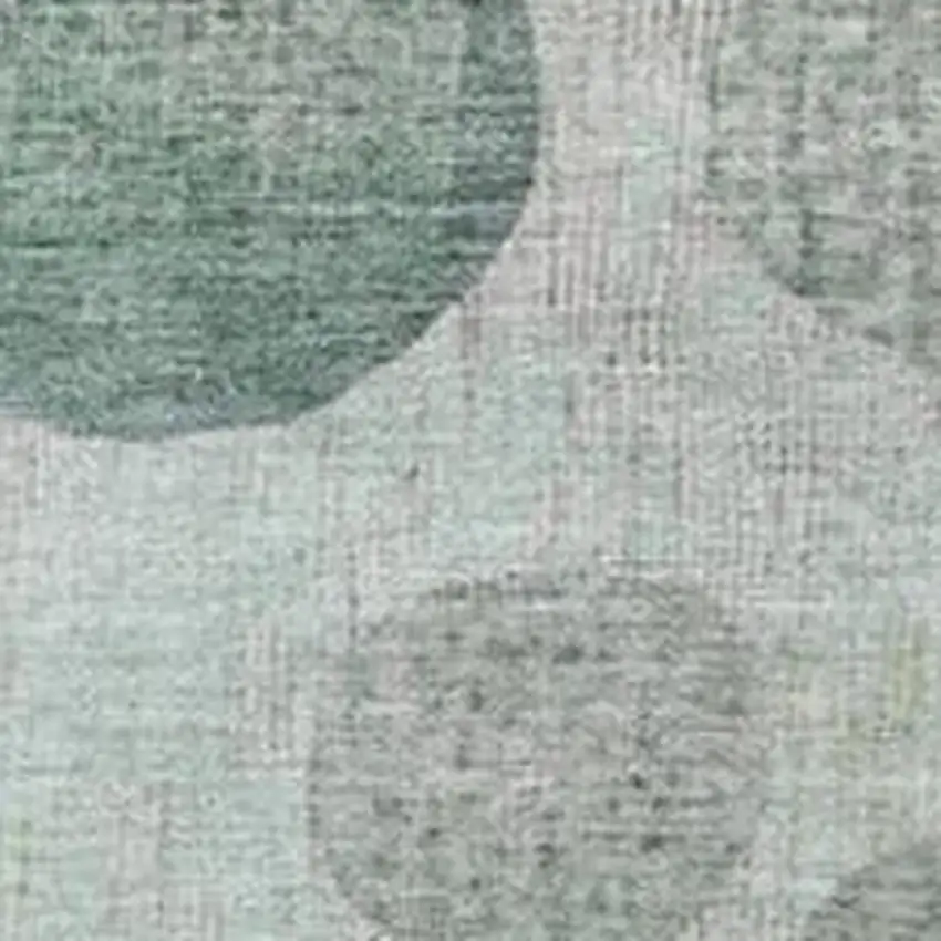 Sage And Beige Geometric Washable Indoor Outdoor Area Rug Photo 3