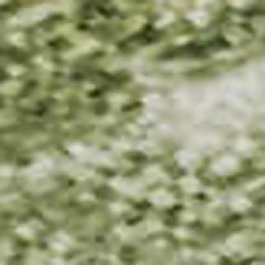 Sage And Beige Striped Washable Area Rug With UV Protection Photo 3