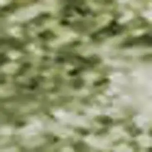 Photo of Sage And Beige Striped Washable Area Rug With UV Protection