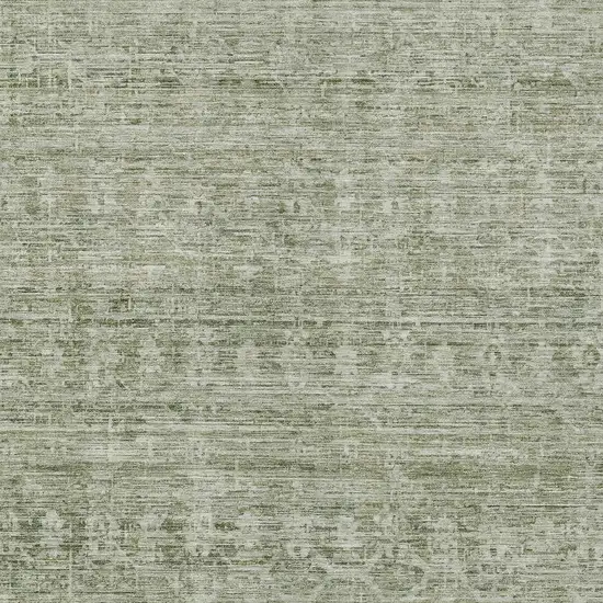 Sage And Beige Striped Washable Indoor Outdoor Area Rug Photo 4