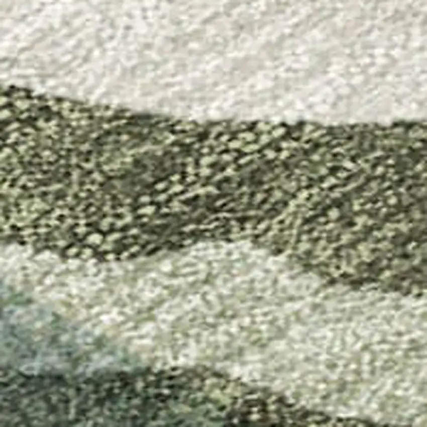 Sage And Beige Tribal Washable Indoor Outdoor Area Rug Photo 2