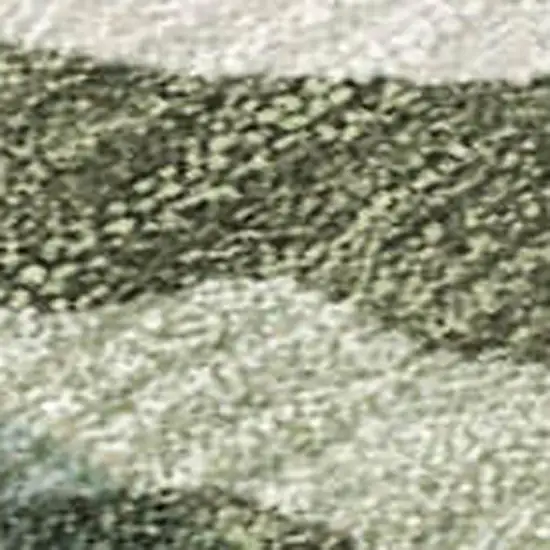 Sage And Beige Tribal Washable Indoor Outdoor Area Rug Photo 1