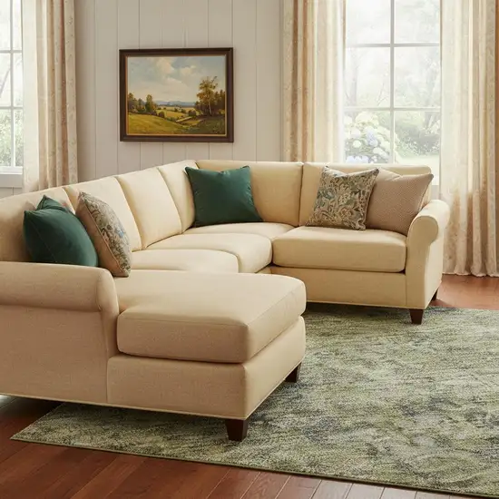 Sage And Gray Oriental Washable Area Rug With UV Protection Photo 2