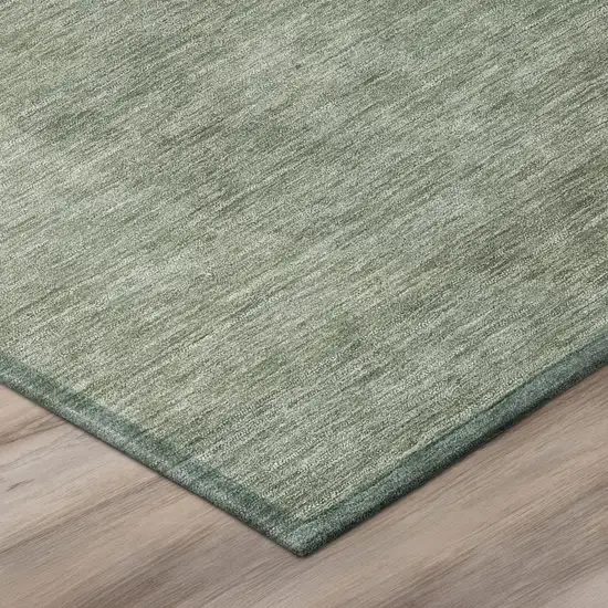 Sage And Green Abstract Washable Indoor Outdoor Area Rug Photo 4