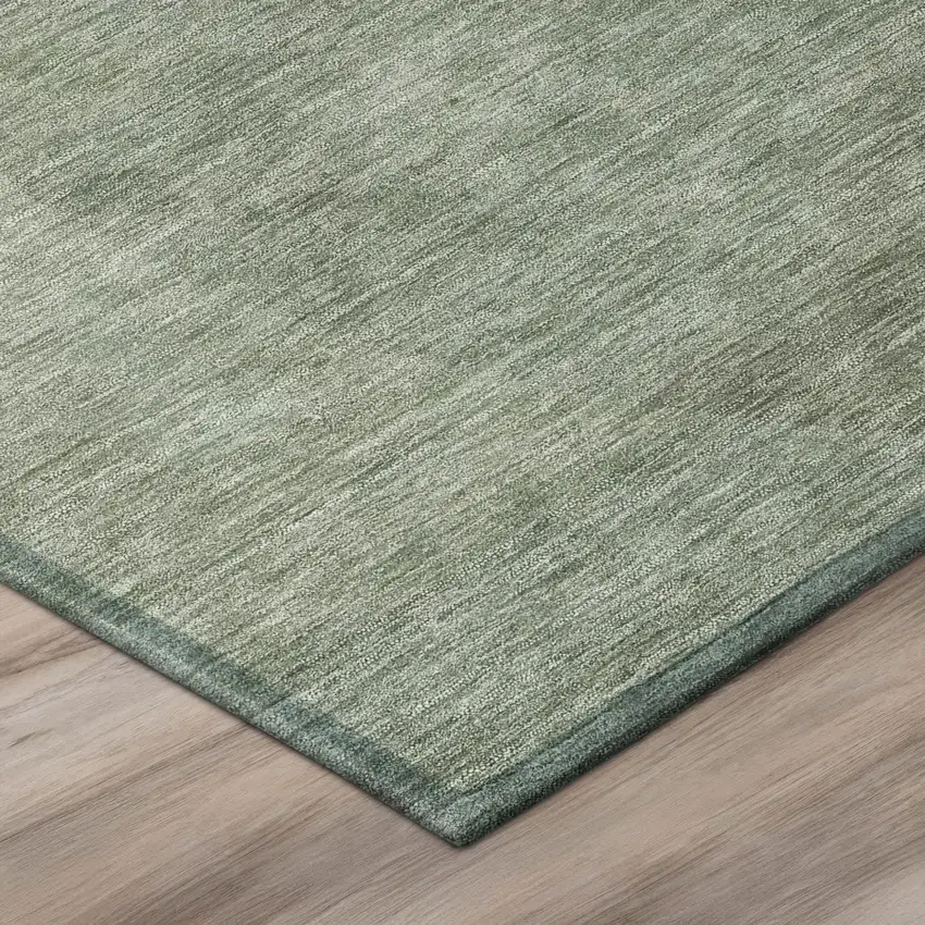 Sage And Green Abstract Washable Indoor Outdoor Area Rug Photo 4
