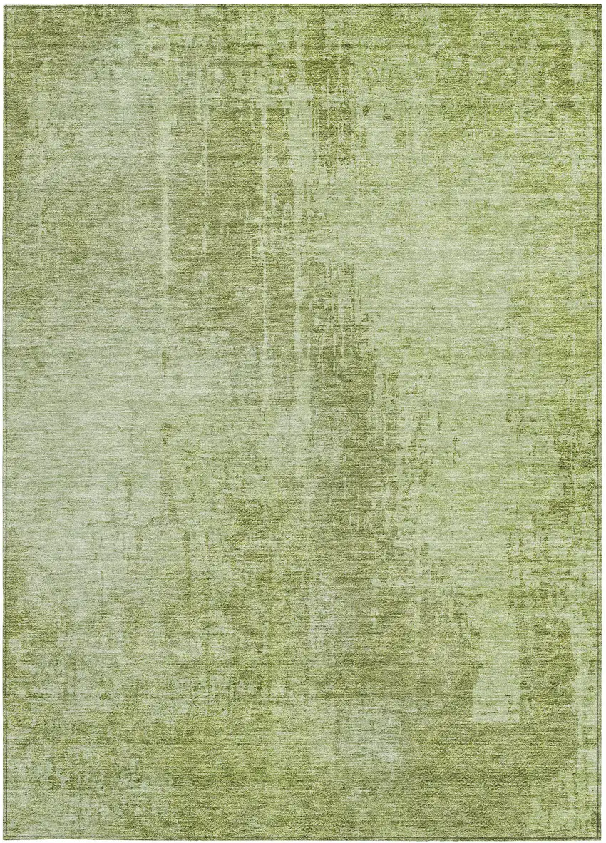 Sage And Green Abstract Washable Indoor Outdoor Area Rug Photo 6