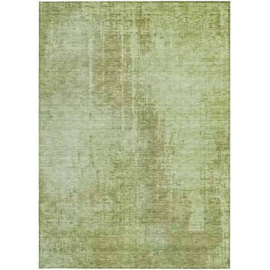Sage And Green Abstract Washable Indoor Outdoor Area Rug Photo 6